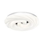 7675/DL PALE SN 201 Светильник пластик/белый/серебристый LED 48Вт 3000-6000К D380 IP43 пульт ДУ AGAP