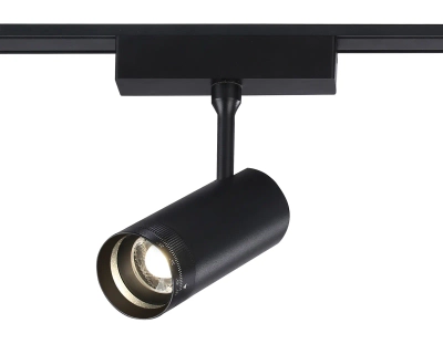 Светильник светодиодный трековый ZOOM для шинопровода Magnetic Ultra Slim GV1571 BK черный IP20 10W 4200K 48V 15-51° D55*185