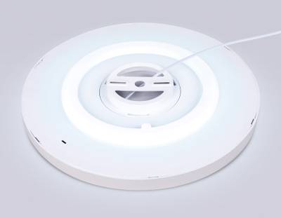 Потолочный светодиодный светильник FZ3005 WH белый IP44 33W+10W 6400+6400К D375*40 (Без ПДУ)