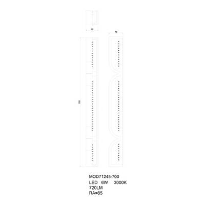 Бра Magnifico FL1195-7W, LED