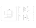 Светильник уличный настенный архитектурный ST3301 GR серый IP54 GX53 max 15W 115*90*140