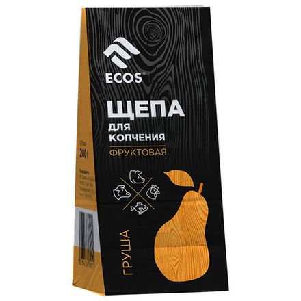 Щепа для копчения из фруктовых пород ГРУША, 200г.