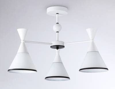 Подвесной светильник TR3164/3 WH/BK белый/черный E27/3 max 60W D580*380