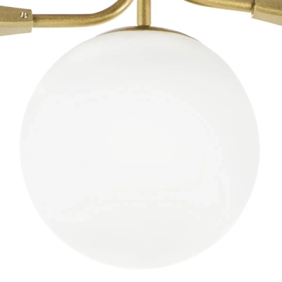 815553 Люстра CROCO 5х5W (led) G9 ЗОЛОТО/БЕЛЫЙ Lightstar