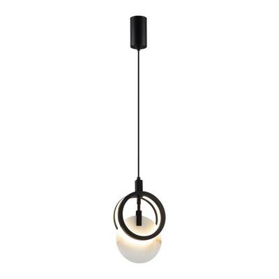 5422/17L HIGHTECH ODL_EX25 105 черный/металл/алебастр Подвес LED 17W 3000K 986Лм MERCURY