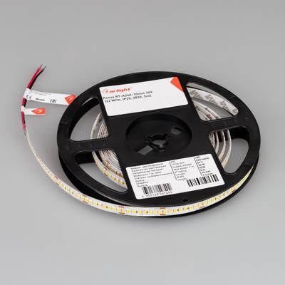 Лента RT-A240-10mm 24V Day5000 (22 W/m, IP20, 2835, 5m) (Arlight, высок.эфф.150 лм/Вт)