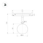 Светильник MAG-ORIENT-ORB-R60-10W Day4000 (BK, 35 deg, 48V) (Arlight, IP20 Металл, 5 лет)