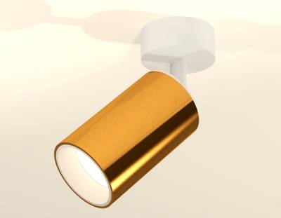 Комплект накладного поворотного светильника XM6327001 PYG/SWH золото желтое полированное/белый песок MR16 GU5.3 (A2202, C6327, N6110)