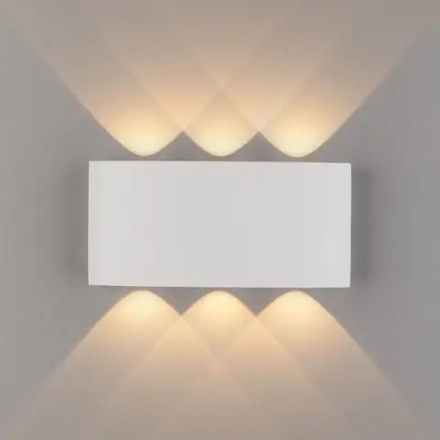 Twinky trio белый уличный настенный светодиодный светильник 1551 TECHNO LED