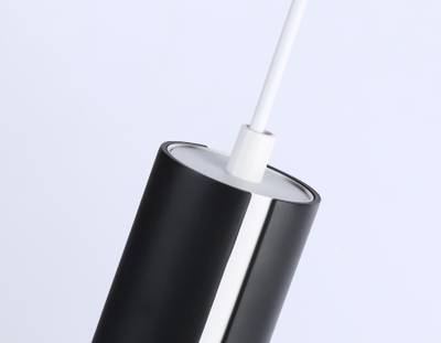 Подвесной светильник со сменной лампой  TN51611 BK/WH черный/белый GU10 D58*1300