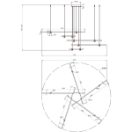 Подвесная люстра Arte Lamp ERRAI A2195SP-5BK, 1хLED