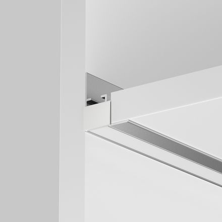 Алюминиевый профиль встраиваемый скрытого монтажа 26x30 (Серебро, 2 м), ALM-2630-S-2M 632014