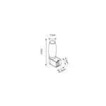 Подсветка для зеркал Arte Lamp AQUA-BASTONE A1209AP-1BK, 1хE14