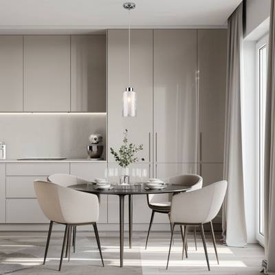 Подвесной светильник 50001/1 хром