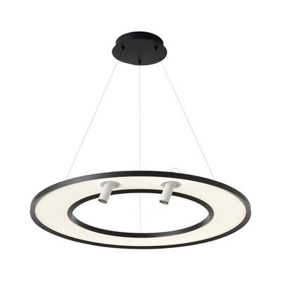Светильник подвесной Crystal Lux CONTOUR SP50W LED BLACK 3800/250