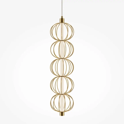 Подвесной светильник Золотая клетка / Golden Cage 3000К 17Вт, MOD216PL-L10G3K. TM Maytoni