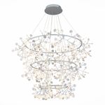 SL379.103.486 Люстра подвесная ST-Luce Серебристый/Белый LED 486*0,5W 3500K