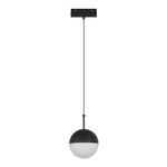 ST681.446.07 Магнитный трековый светильник Черный LED 1*7W 4000K Lm Ra90 120° IP20 D100xH- 48V