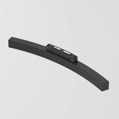 Slim Magnetic Трековый светильник для радиусного шинопровода 16W 4200K Planar чёрный Ø 1200мм 85182/01