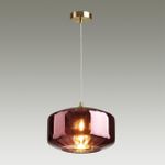 4782/1 PENDANT ODL21 487 бордовый/бронзовый Подвес E27 60W BINGA