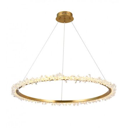 08454-80,36 Подвес ЛаураЛюкс латунь d80 h150 Led 49W (3000K)