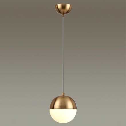 4960/1 PENDANT ODL22 471 античн.бронза/металл/белый/стекло Подвес E27 1*40W PINGA