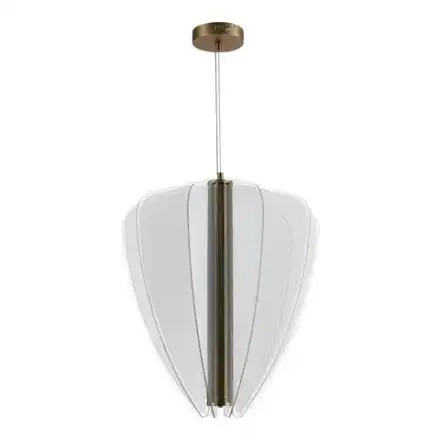 SL6509.213.01 Светильник подвесной ST-Luce Латунь/Прозрачный LED 1*75W 4000K
