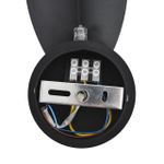 8395/1W MODERNI LN черный, металл Бра G9 20W 220V LEAF