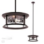 4961/2 NATURE ODL22 733 темно-коричневый/стекло Ландшафтный подвес E27 2*60W IP44 MAVRET