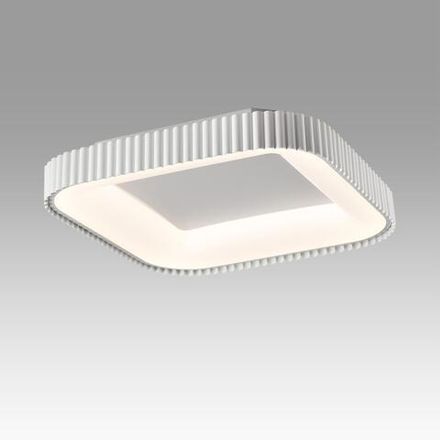 7767/56L AVRA LED SN Светильник металл/белый LED 56Вт+14Вт 3000-6000K 500х500 IP43 пульт ДУ+подсветка SHARMEL