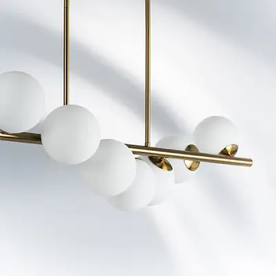 815183 Люстра CROCO 8х40W E14 ЛАТУНЬ Lightstar