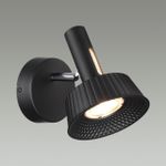 6643/7WL HIGHTECH ODL24 171 черный/металл/акрил Настенный светильник (выкл на корпусе) IP20 LED 10W 3000K 220V MALI