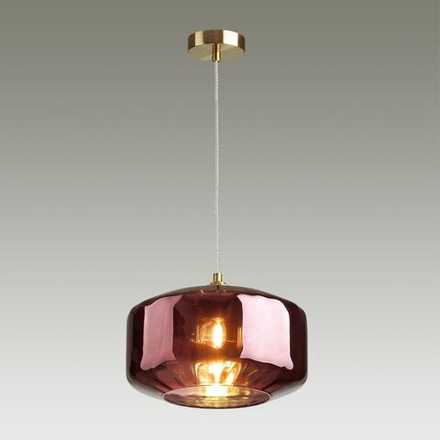 4782/1 PENDANT ODL21 487 бордовый/бронзовый Подвес E27 60W BINGA