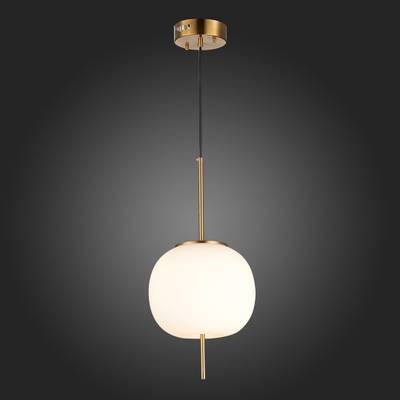 SL1621.203.01 Подвес ST-Luce Золотистый/Белый LED 1*13W 3000K
