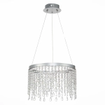 SL6201.103.24 Люстра подвесная ST-Luce Серебристый/Прозрачный LED 1*24W 3000K/4000K/6000K