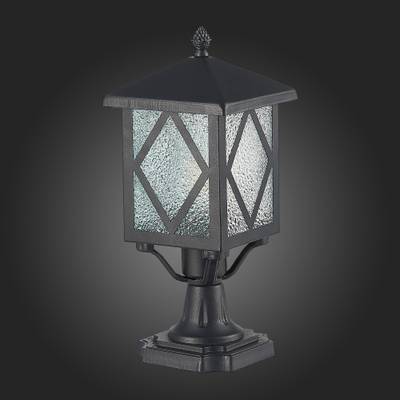 SL084.405.01 Светильник уличный наземный ST-Luce Черный/Черный, Прозрачный E27 1*60W