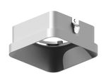 Насадка передняя для корпуса светильника с размером отверстия 70*70mm N7703 SSL серебро песок 70*70*H35mm Out10mm MR16