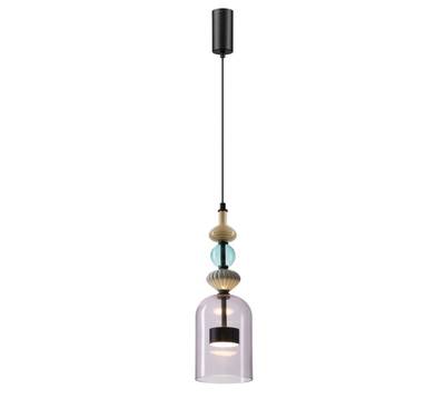 5046/12LA L-VISION ODL24 430 черный/фиолетовый/металл/стекло/керамика Подвес LED 12W 4000К 1400Лм PALLETA