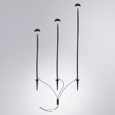 Грунтовый светильник Arte Lamp MOTUS A1081PA-3BK, 3хLED
