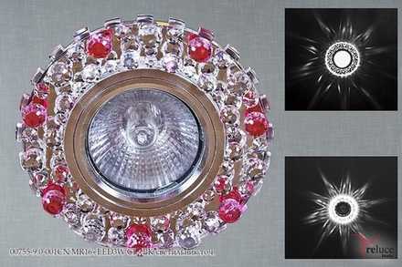 00755-9.0-001CN MR16+LED3W CL+PK светильник точ.