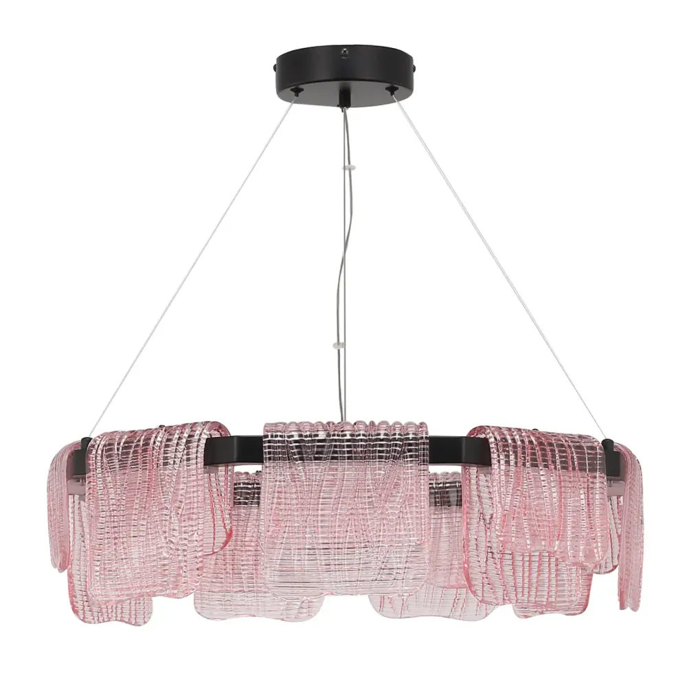 SL6021.403.54 Светильник подвесной ST-Luce черный/розовый LED 1*54W 4000K