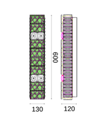 Бра Ravissement Chrome FL1068-3W, LED