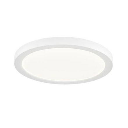 7754/18L MITRA LED SN Светильник пластик/белый LED 18Вт 3000-6500К D225 IP20 CCT/датчик движения NEBULA