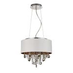 SL1350.503.04 Светильник подвесной ST-Luce Хром/Белый, Золотистый, Прозрачный E14 4*40W