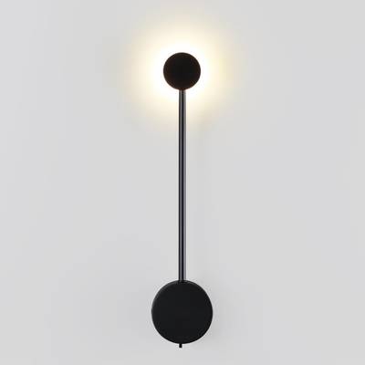 7008/5WL HIGHTECH ODL25 319 черный/металл/акрил Настенный светильник LED 3000/4000K тумблер на корп. 5W 220V CRI &gt; 90 SATELLITE