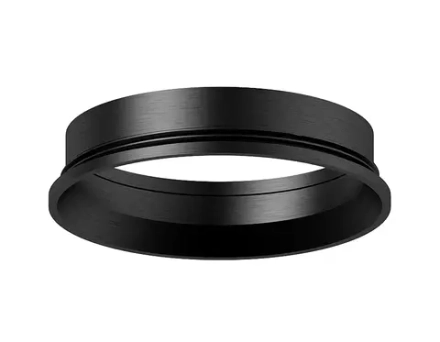 Насадка передняя для корпуса светильника с диаметром отверстия D60mm N6103 PBK черный полированный D60*H18mm Out2mm MR16