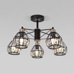 Потолочная люстра в стиле лофт 70075/5 черный