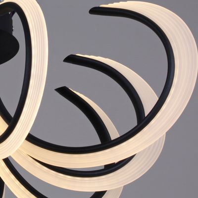 74390-0.3-5+5 black светильник потолочный