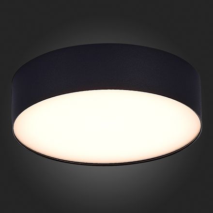 ST606.432.27 Светильник потолочный Черный LED 1*27W 3000K 2 340Lm Ra&gt;85 120° IP20 D220xH55 185-265V