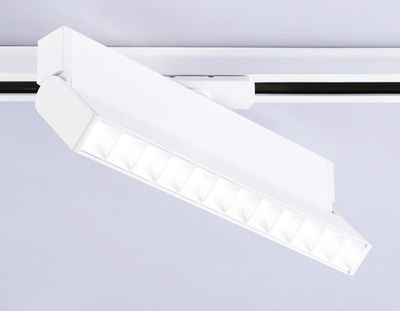 Светильник светодиодный трековый GL6816 WH белый LED 12W 4200K 24° 230*22*87
